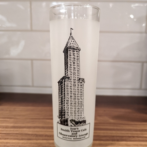 Set  of 6 vintage frosted Ivar's Seattle, Washington glasses - Picture 7 of 11